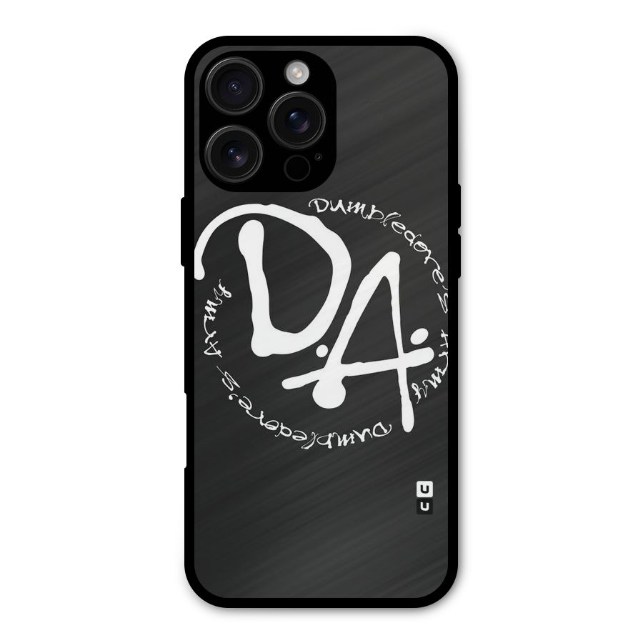 Army Strong Metal Back Case for iPhone 16 Pro Max
