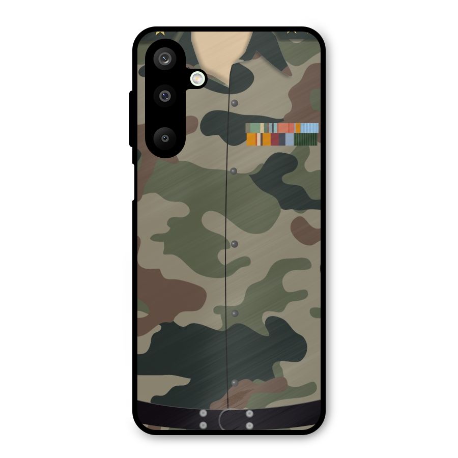 Army Uniform Metal Back Case for Galaxy M16