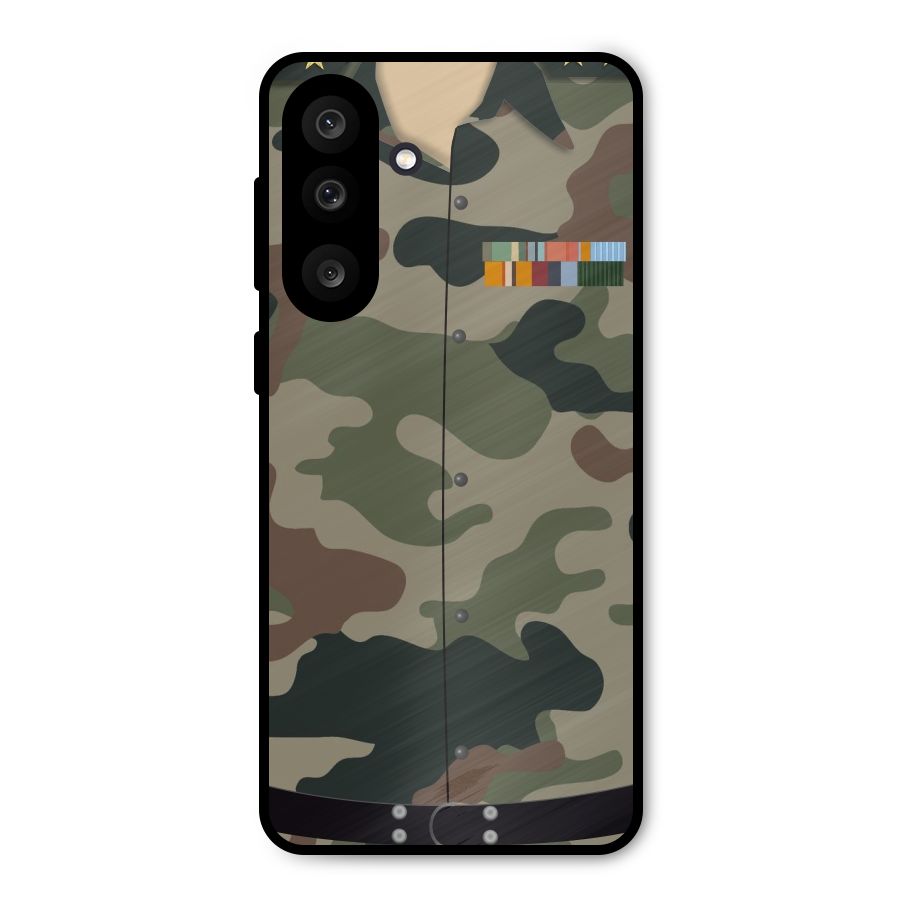 Army Uniform Metal Back Case for Galaxy M56