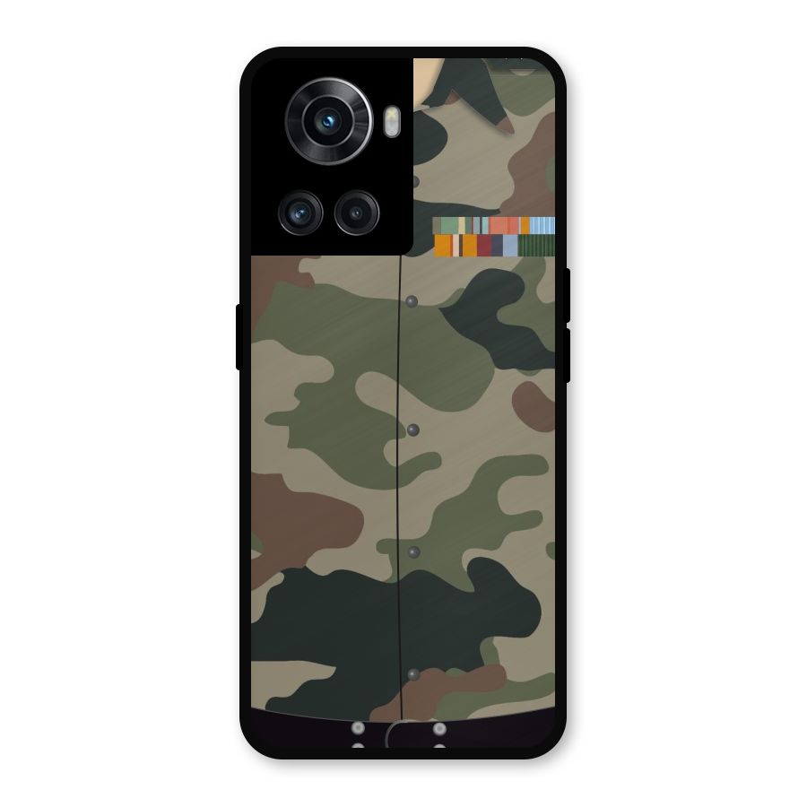 Army Uniform Metal Back Case for OnePlus 10R