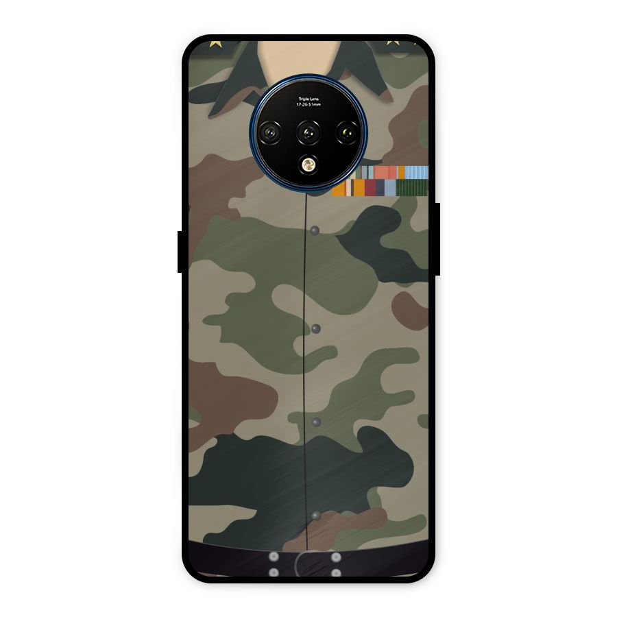 Army Uniform Metal Back Case for OnePlus 7T