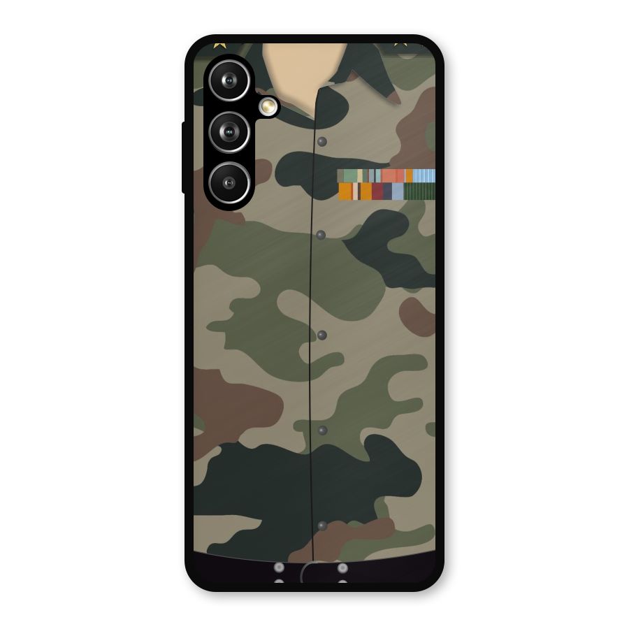 Army Uniform Metal Back Case for Samsung Galaxy M54