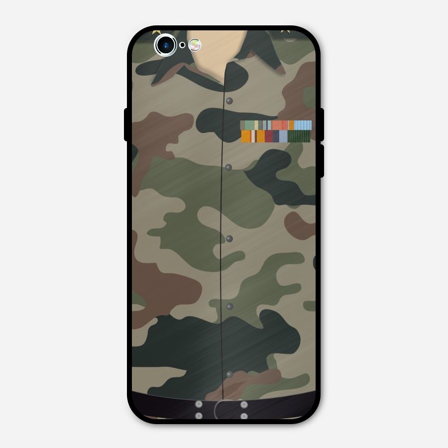 Army Uniform Metal Back Case for iPhone 6 6s