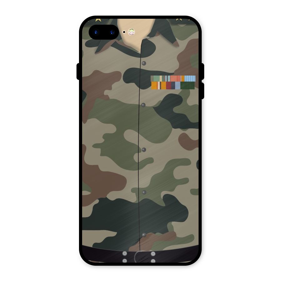 Army Uniform Metal Back Case for iPhone 7 Plus