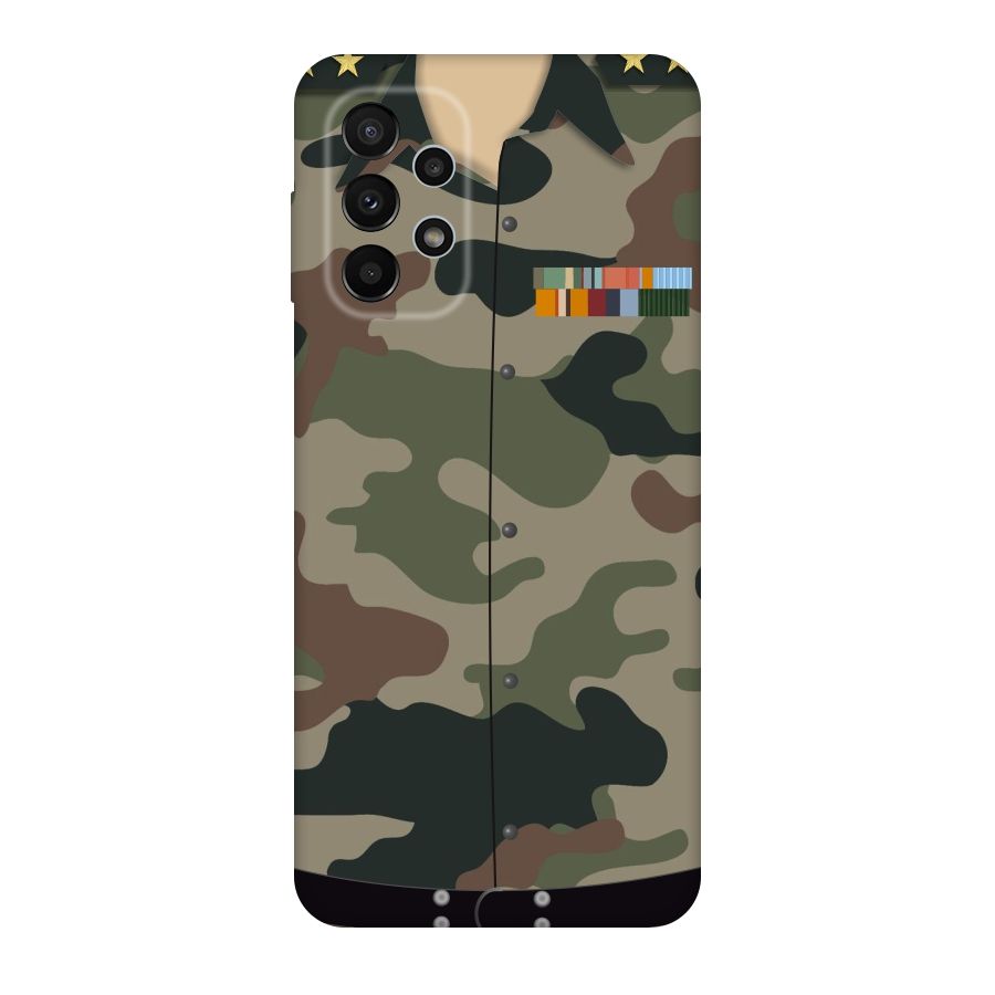Army Uniform Original Polycarbonate Back Case for Galaxy A23