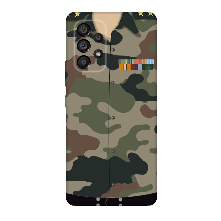 Army Uniform Original Polycarbonate Back Case for Galaxy A53 5G