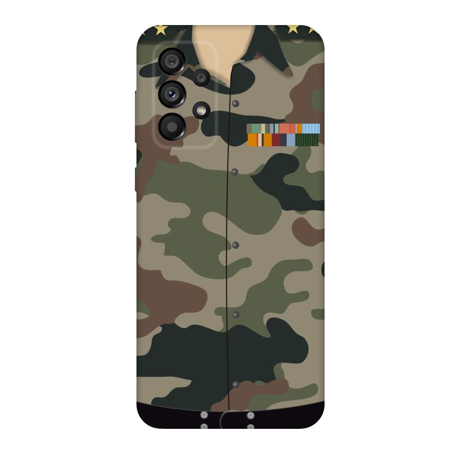 Army Uniform Original Polycarbonate Back Case for Galaxy A73 5G