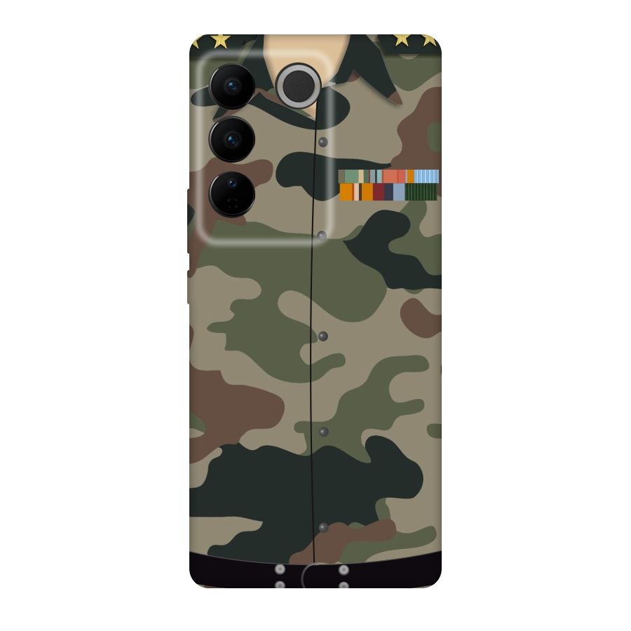 Army Uniform Original Polycarbonate Back Case for Vivo V27