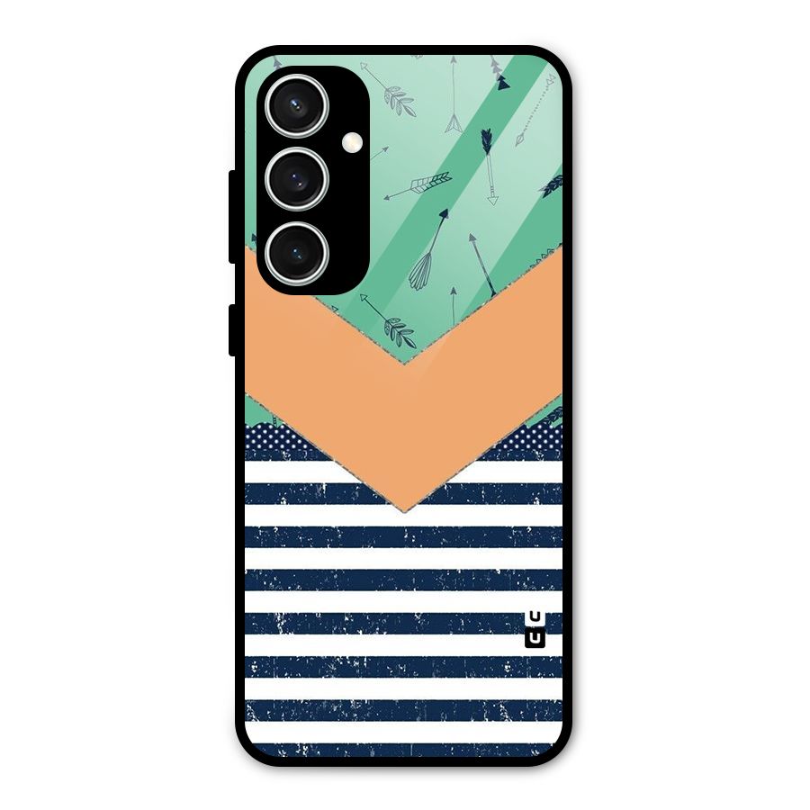 Arrows and Stripes Glass Back Case for Galaxy S23 FE