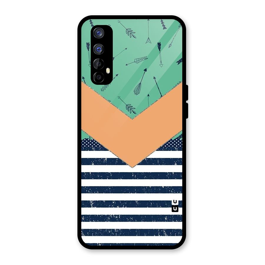 Arrows and Stripes Glass Back Case for Realme Narzo 20 Pro