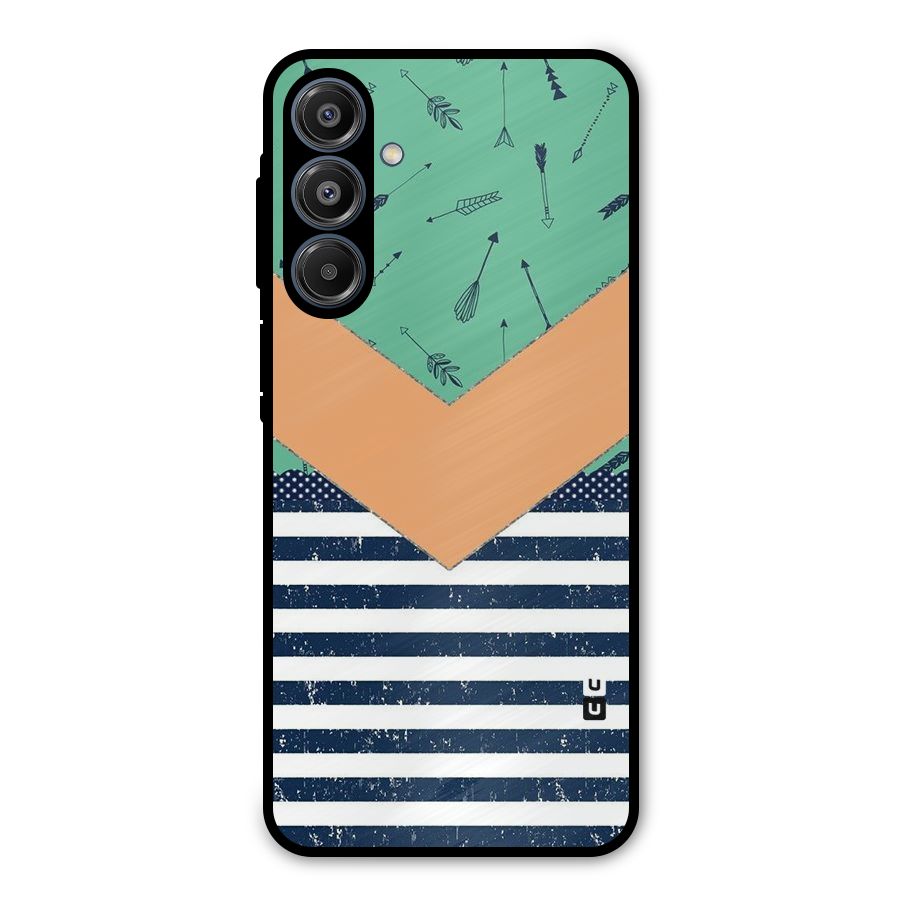 Arrows and Stripes Metal Back Case for Galaxy A16 5G