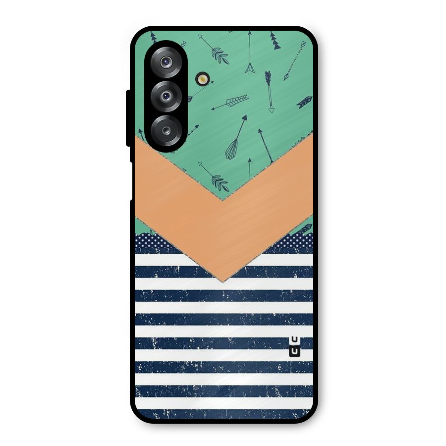 Arrows and Stripes Metal Back Case for Galaxy A26