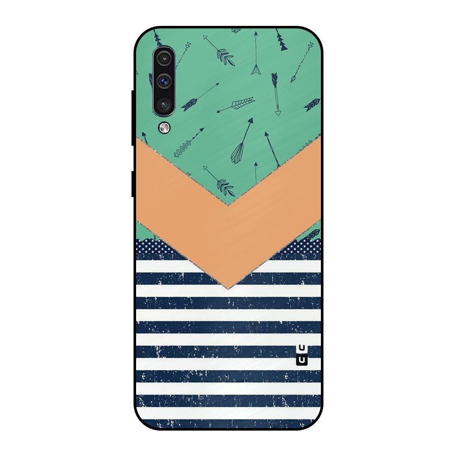 Arrows and Stripes Metal Back Case for Galaxy A30s