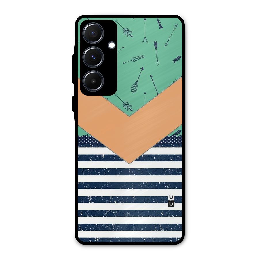 Arrows and Stripes Metal Back Case for Galaxy A55