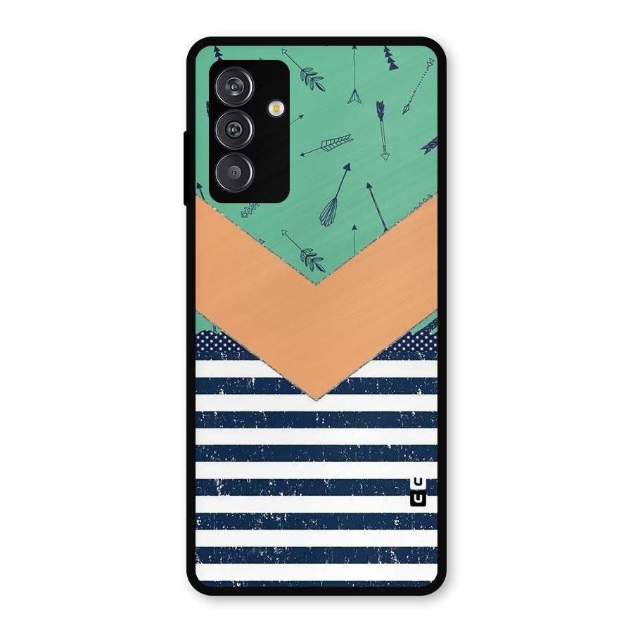 Arrows and Stripes Metal Back Case for Galaxy F13