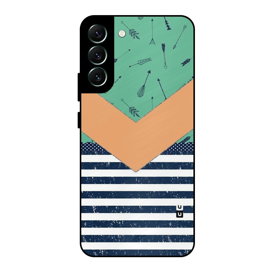 Arrows and Stripes Metal Back Case for Galaxy S22 Plus 5G