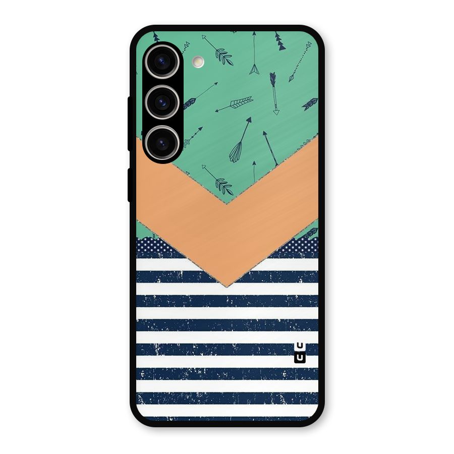 Arrows and Stripes Metal Back Case for Galaxy S23 Plus
