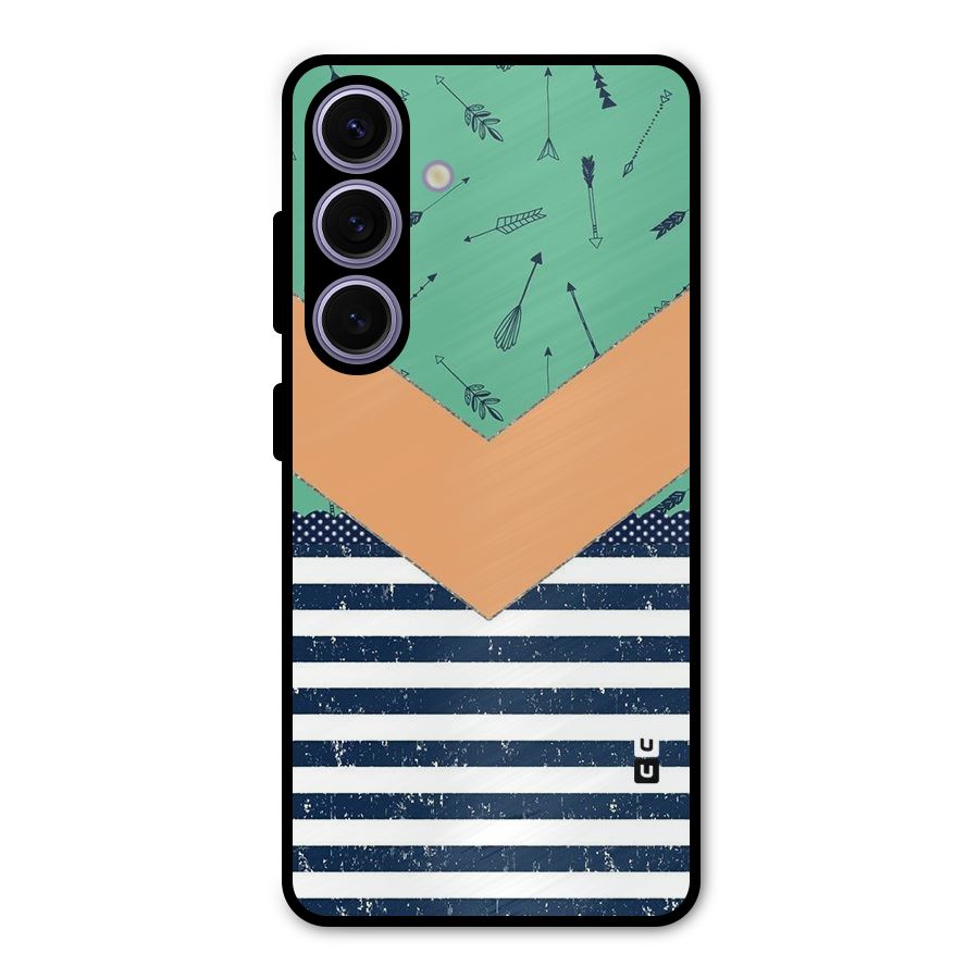 Arrows and Stripes Metal Back Case for Galaxy S24
