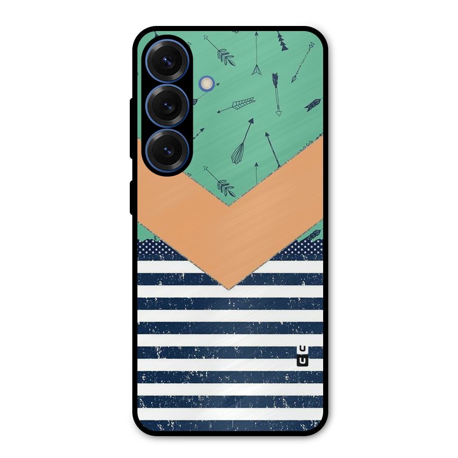 Arrows and Stripes Metal Back Case for Galaxy S25