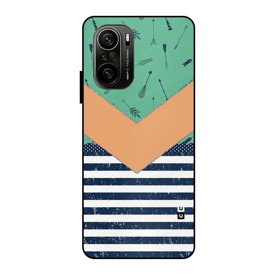 Arrows and Stripes Metal Back Case for Mi 11x
