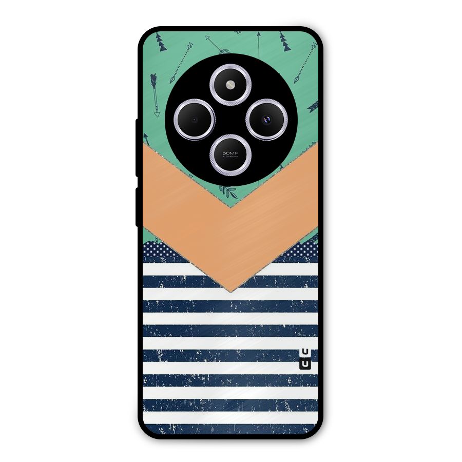 Arrows and Stripes Metal Back Case for Redmi A4