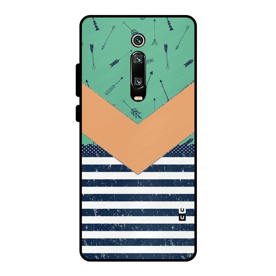 Arrows and Stripes Metal Back Case for Redmi K20