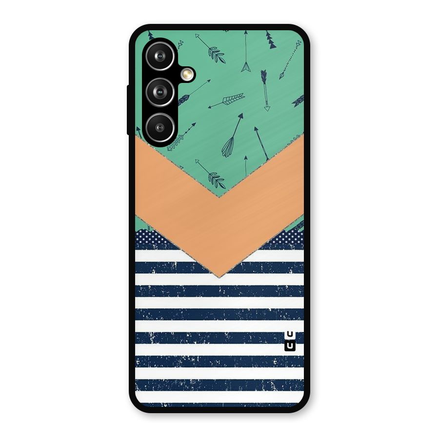 Arrows and Stripes Metal Back Case for Samsung Galaxy M54