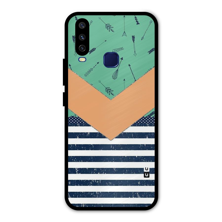 Arrows and Stripes Metal Back Case for Vivo V17