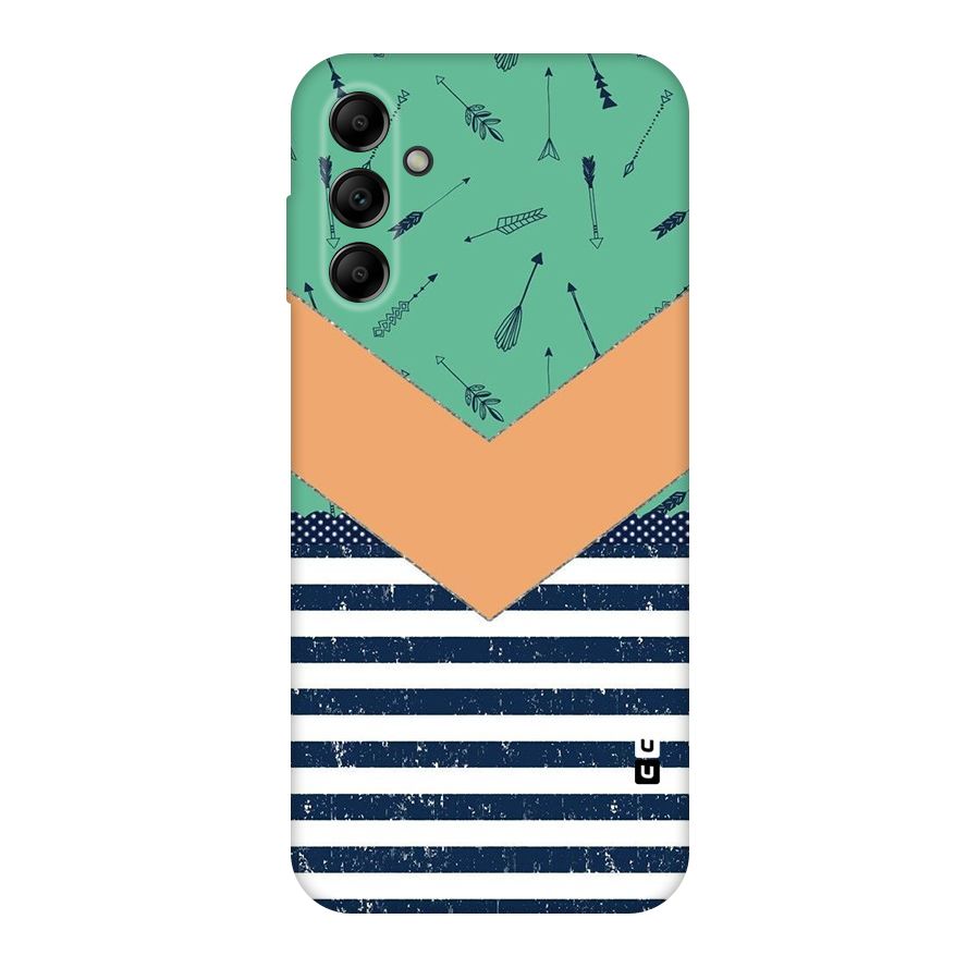 Arrows and Stripes Original Polycarbonate Back Case for Galaxy A14 5G