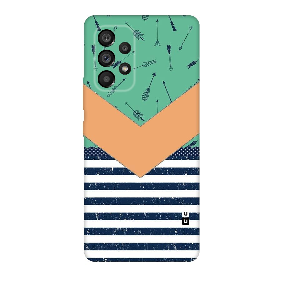 Arrows and Stripes Original Polycarbonate Back Case for Galaxy A53 5G