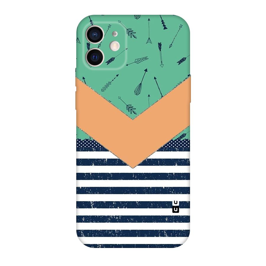 Arrows and Stripes Original Polycarbonate Back Case for iPhone 12