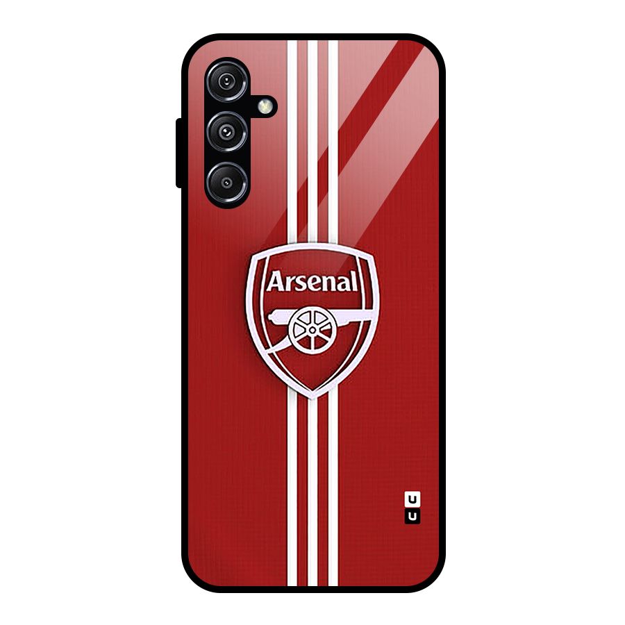 Arsenal Club Glass Back Case for Galaxy M34 5G