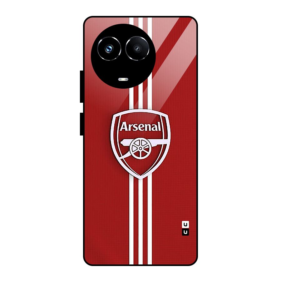 Arsenal Club Glass Back Case for Realme 11X