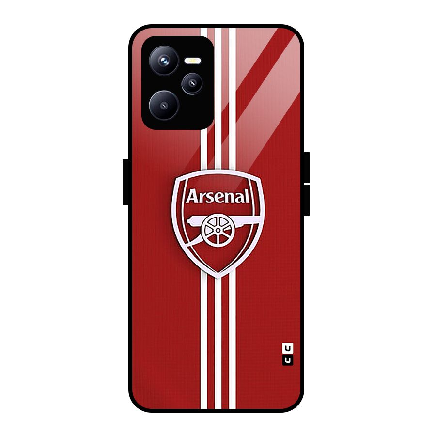 Arsenal Club Glass Back Case for Realme C35