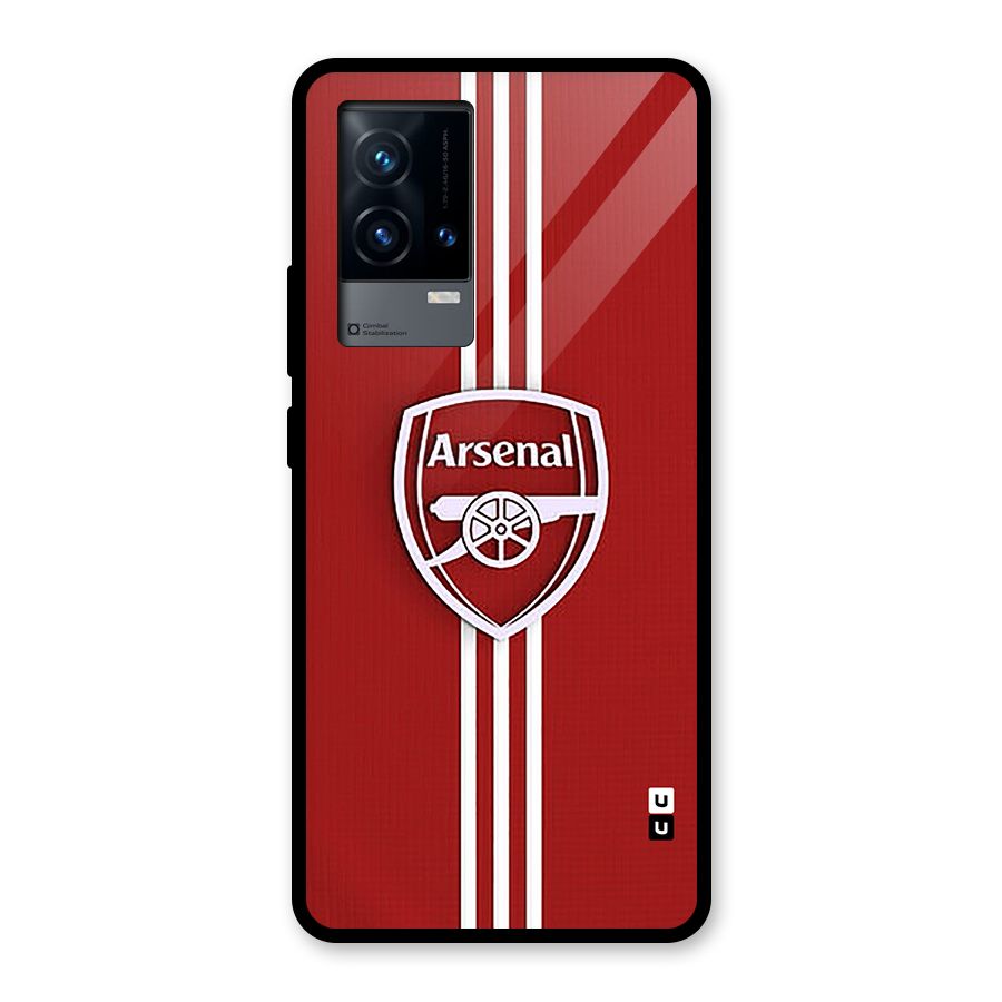 Arsenal Club Glass Back Case for iQOO 9 5G
