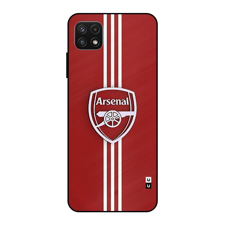 Arsenal Club Metal Back Case for Galaxy A22 5G