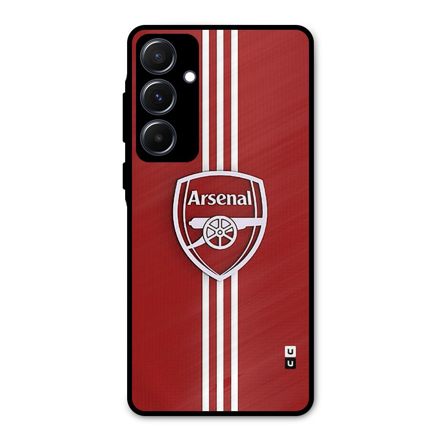 Arsenal Club Metal Back Case for Galaxy A55