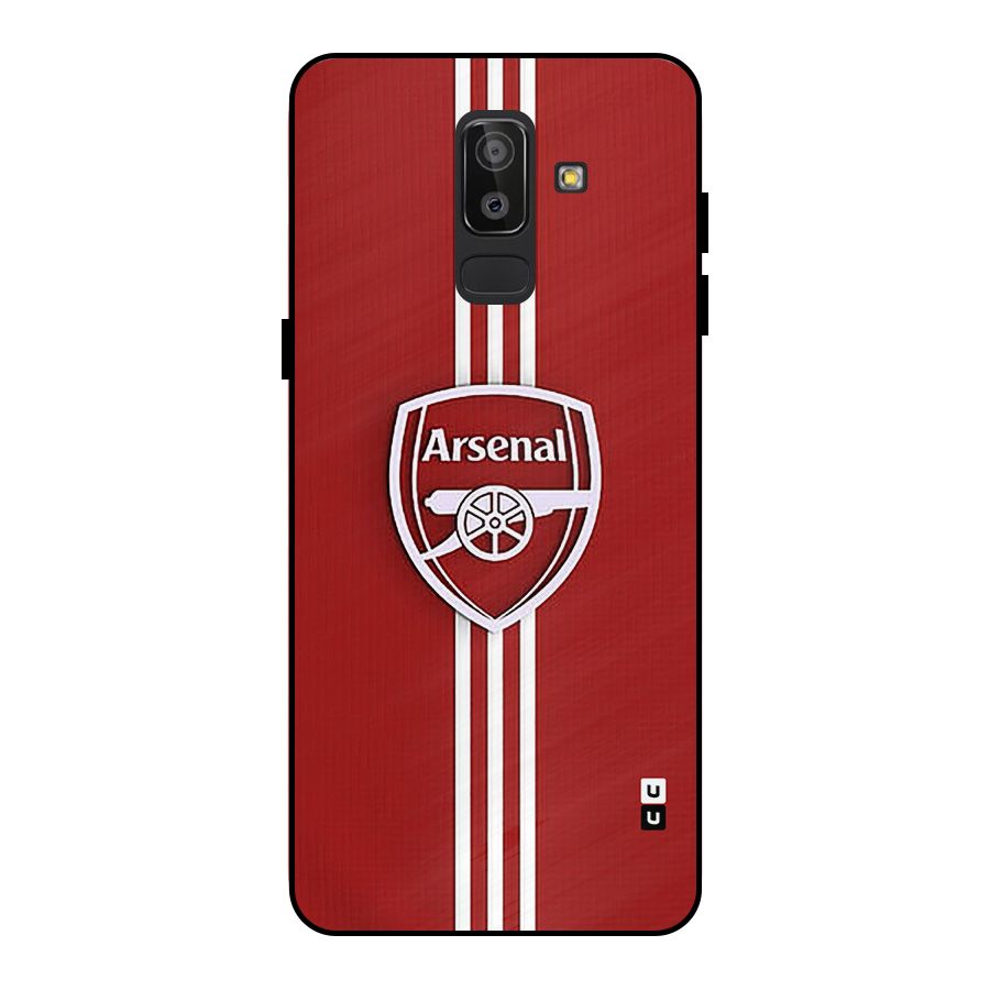 Arsenal Club Metal Back Case for Galaxy J8