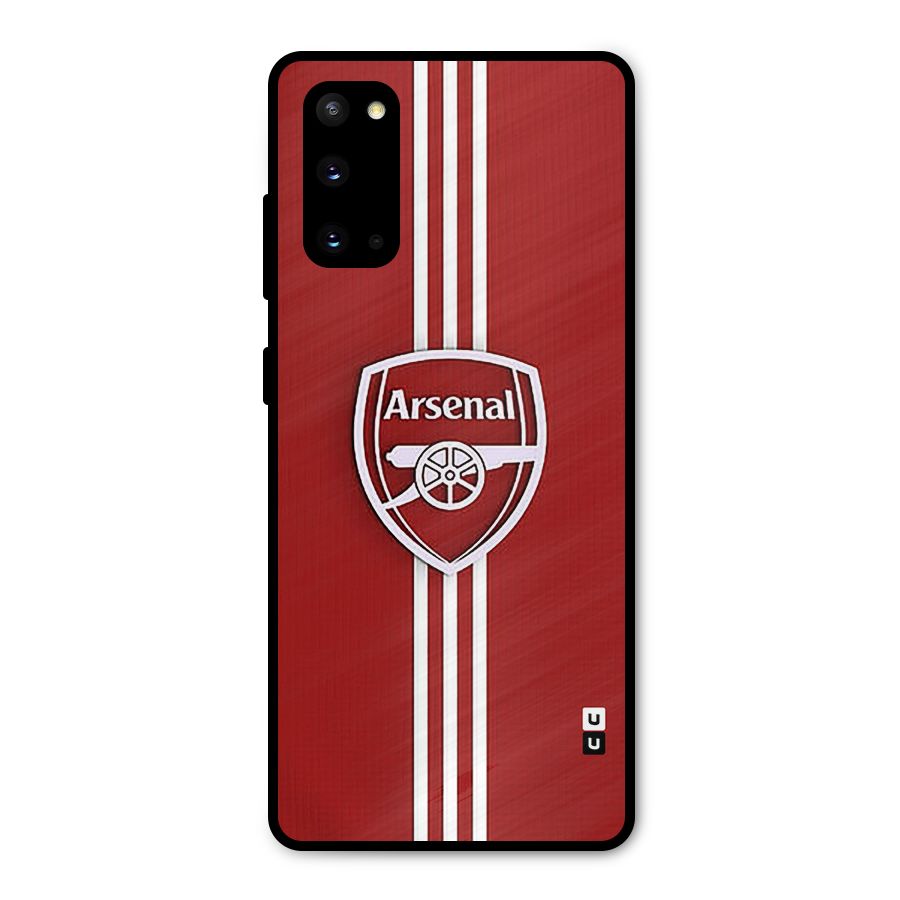Arsenal Club Metal Back Case for Galaxy S20