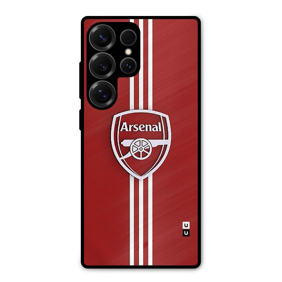 Arsenal Club Metal Back Case for Galaxy S25 Ultra