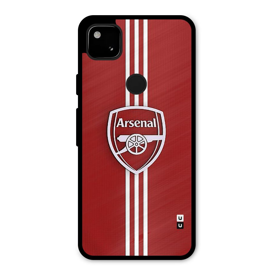 Arsenal Club Metal Back Case for Google Pixel 4a