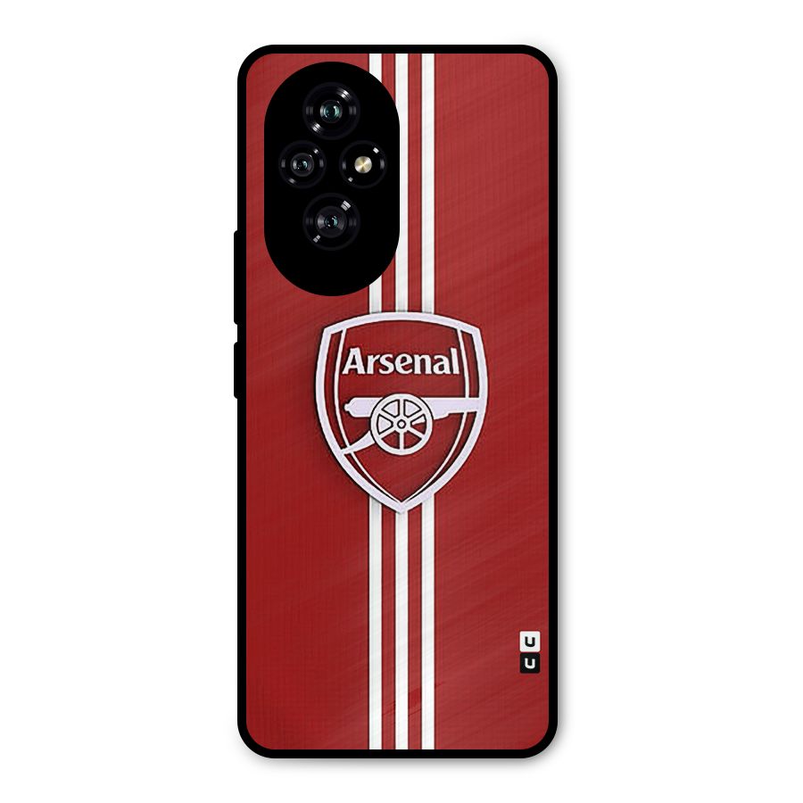Arsenal Club Metal Back Case for Honor 200