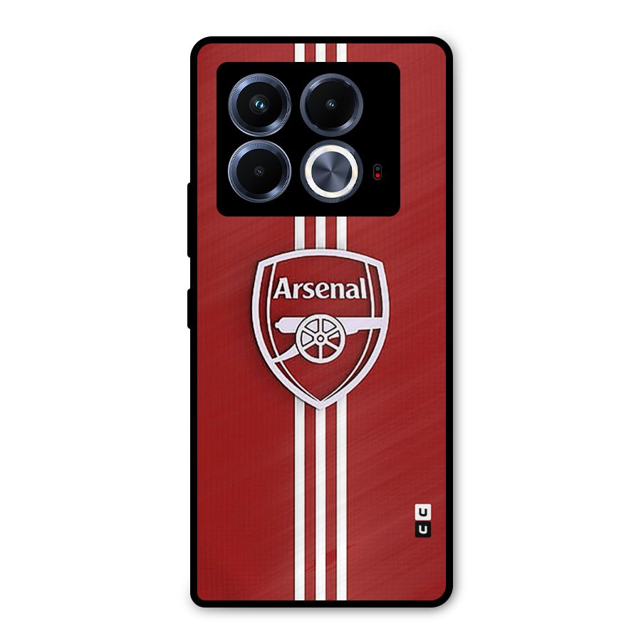 Arsenal Club Metal Back Case for Infinix Note 40 5G