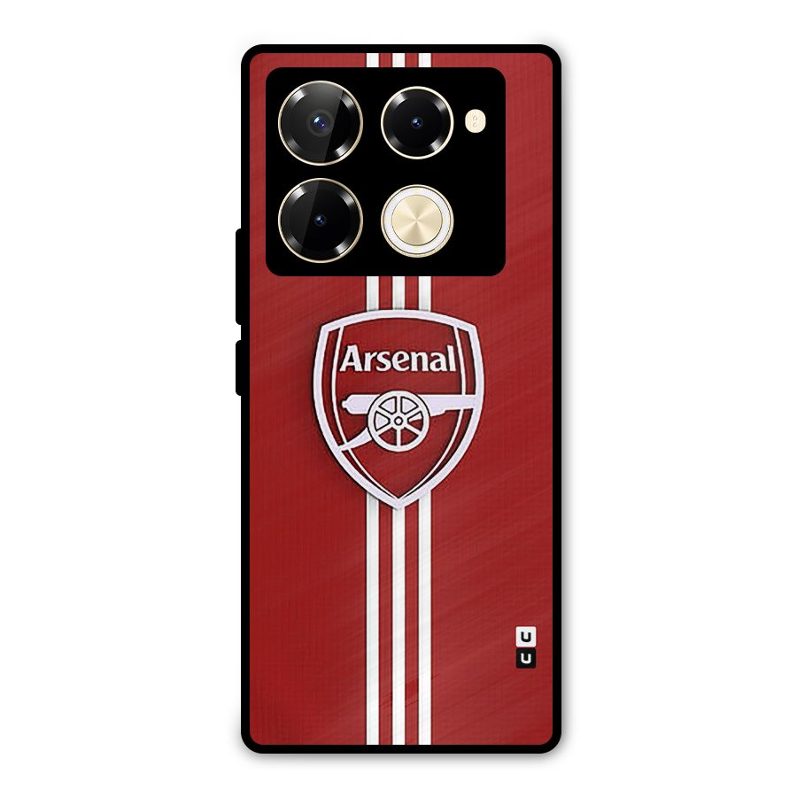 Arsenal Club Metal Back Case for Infinix Note 40 Pro