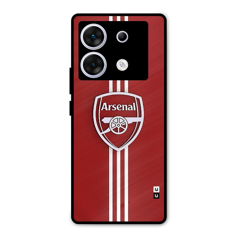Arsenal Club Metal Back Case for Infinix Zero 30 5G