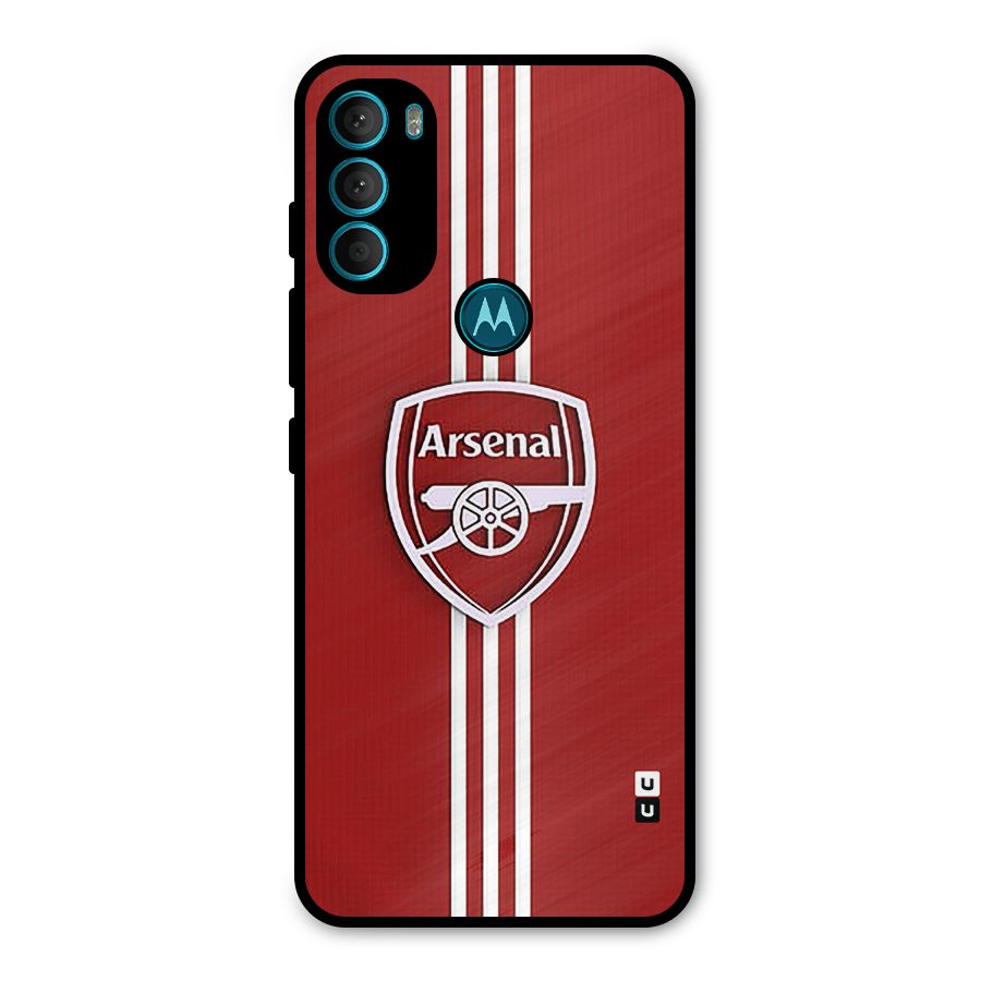 Arsenal Club Metal Back Case for Moto G71 5G