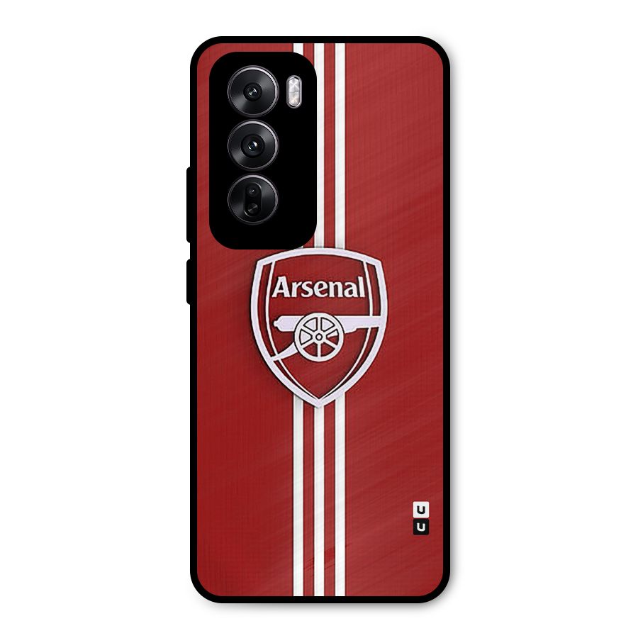Arsenal Club Metal Back Case for Oppo Reno12