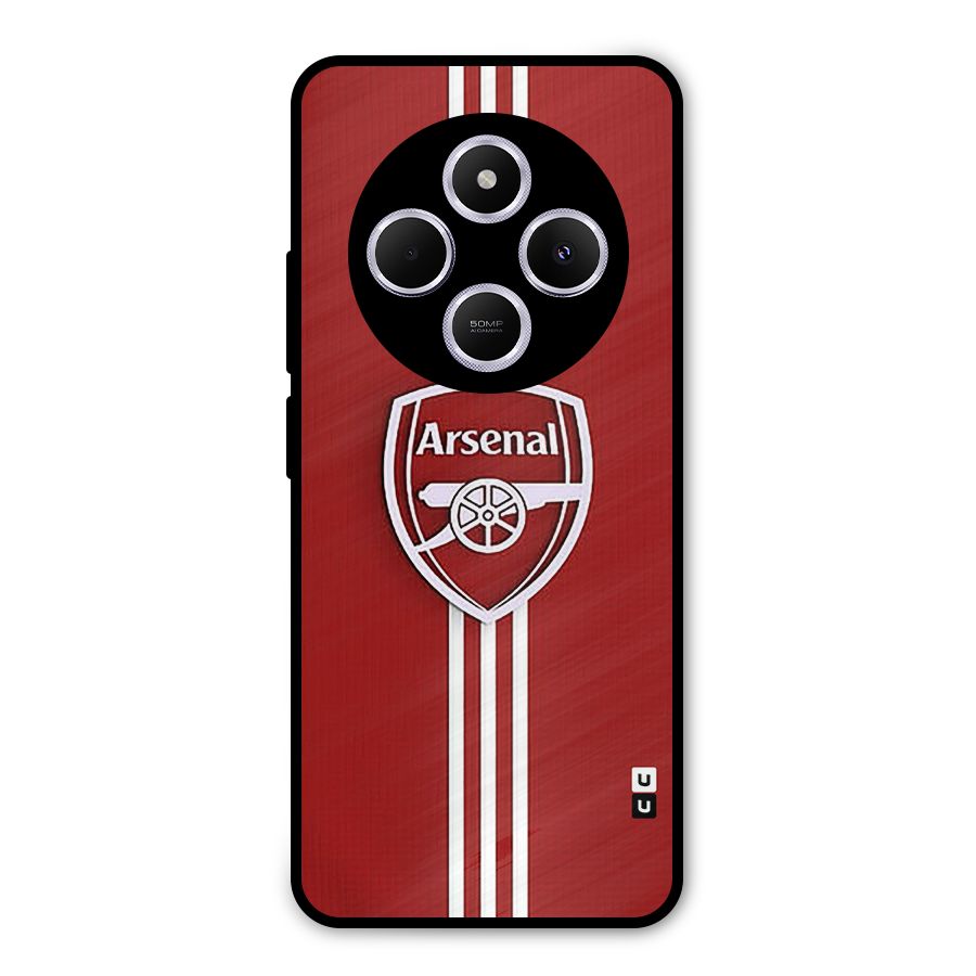 Arsenal Club Metal Back Case for Poco C75 5G