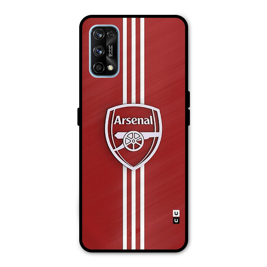 Arsenal Club Metal Back Case for Realme 7 Pro