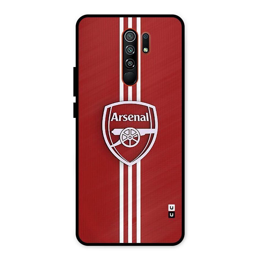 Arsenal Club Metal Back Case for Redmi 9 Prime